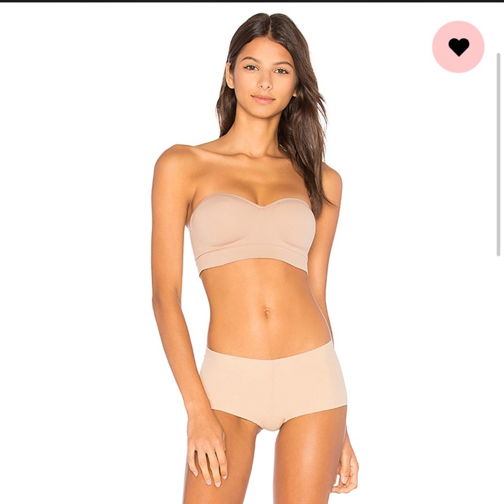 Strapless bandeau bra